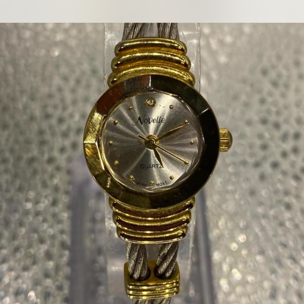Noelle Two-Tone Gold and Silver Women's Watch